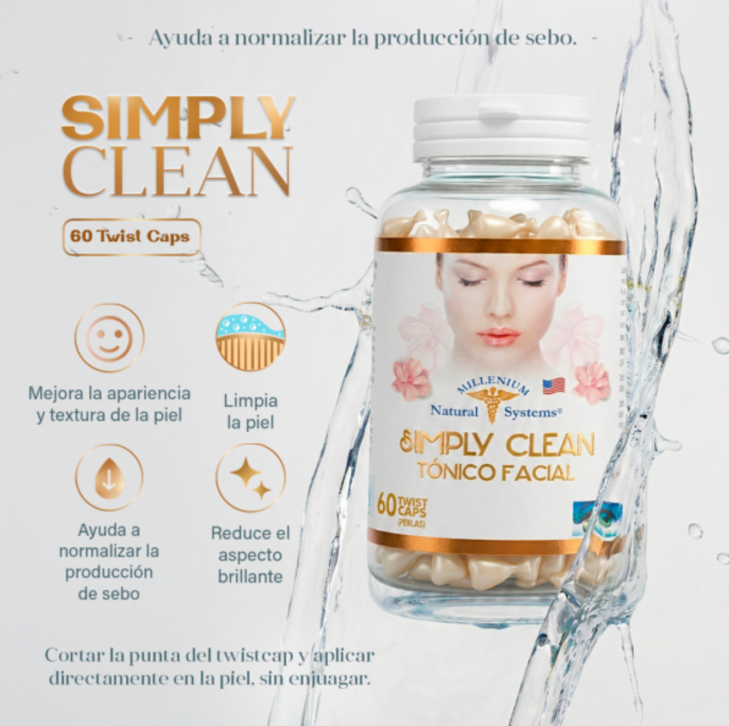 Simply Clean x 60 Twist Caps - Natural systems