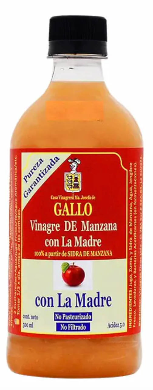Vinagre de Manzana con la Madre Gallo 500 ml