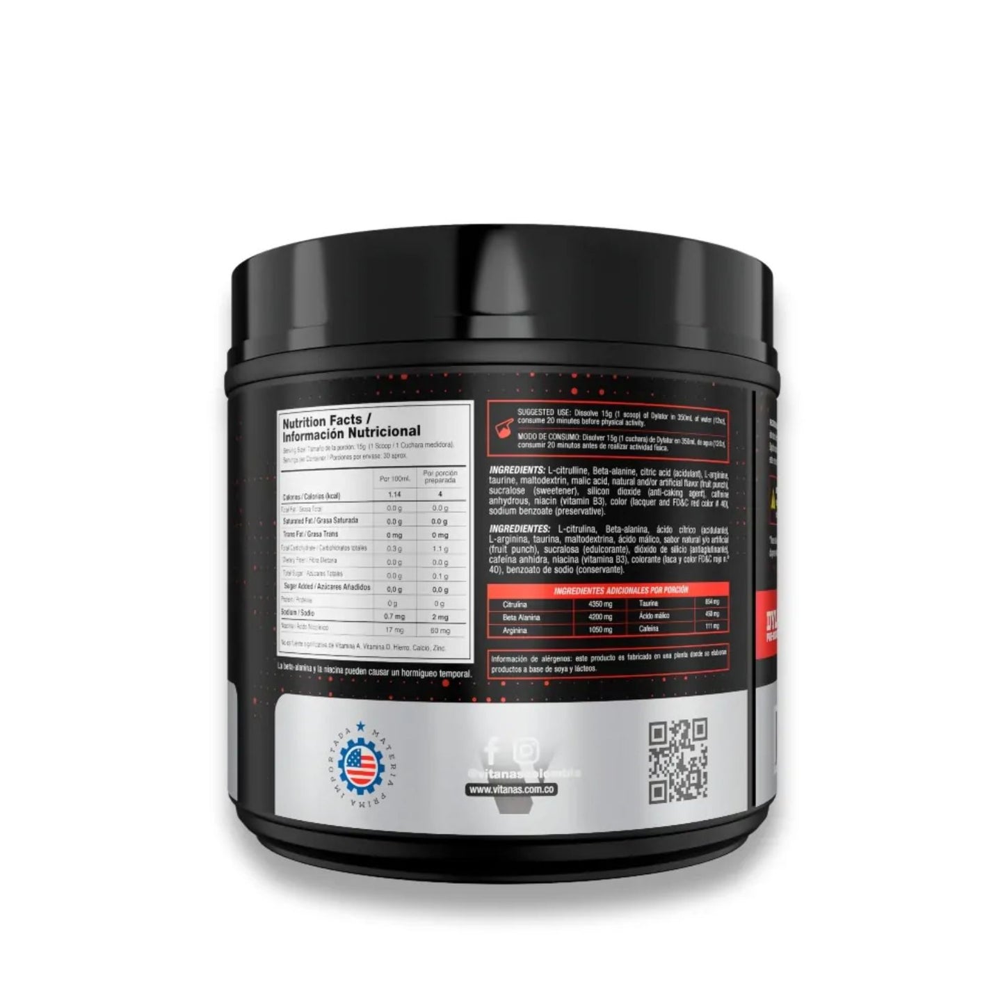 Dylator Pre-Workout 30 Serv - VITANAS
