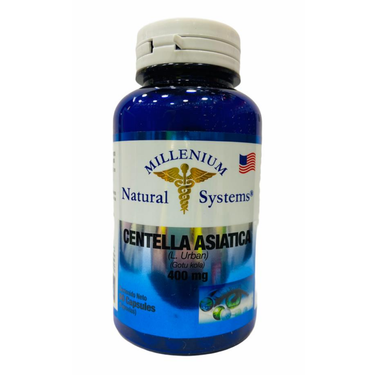 Centella Asiatica Gotu Kola 400mg 60 Softgels Natural Systems