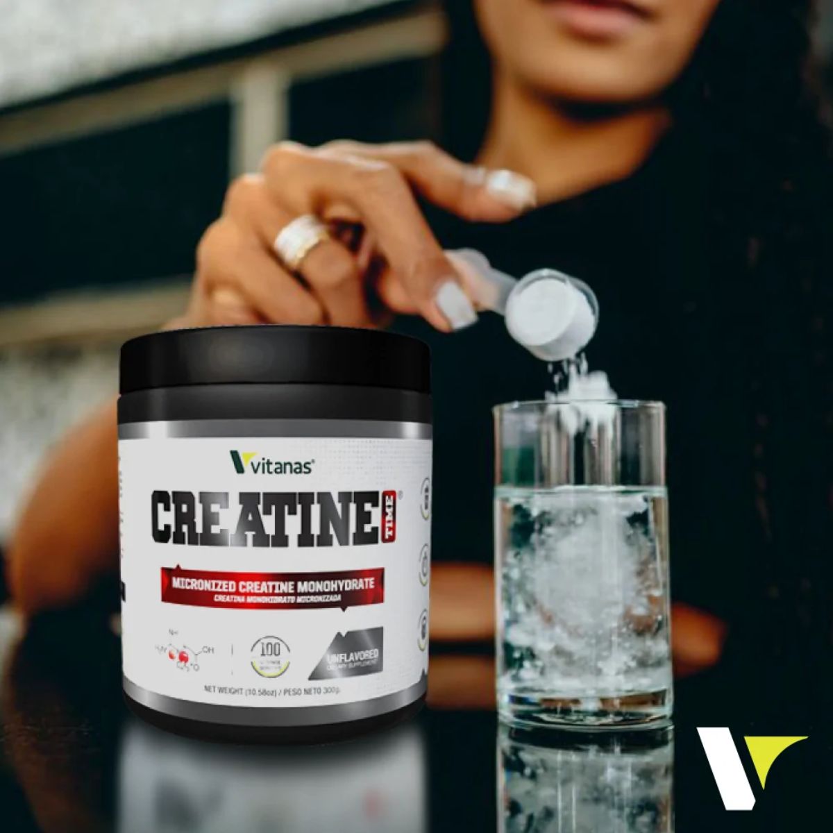 Creatine Time Creatina Monohidratada Micronizada 600gr Vitanas