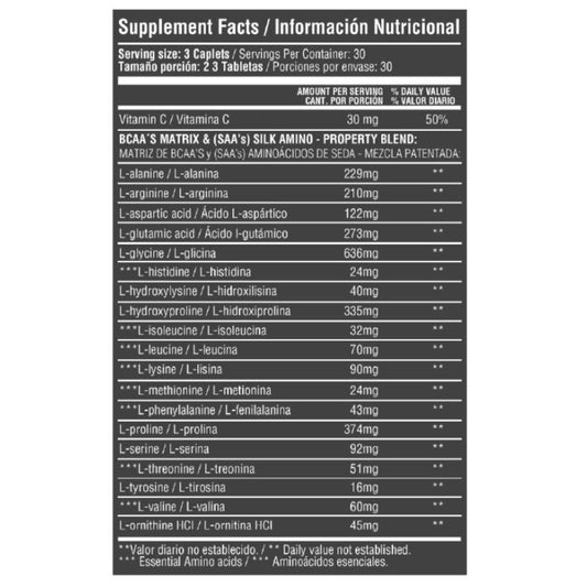 BCAA'S MATRIX & (SAAS) Aminoacidos 3.000mg 90 Cap Healthy Sports