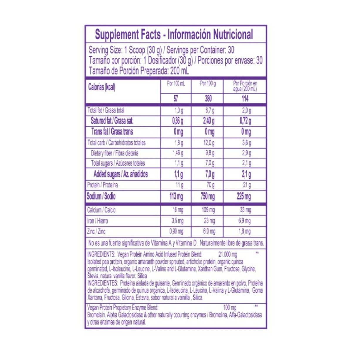 Vegan Protein 910gr Healthy Sports