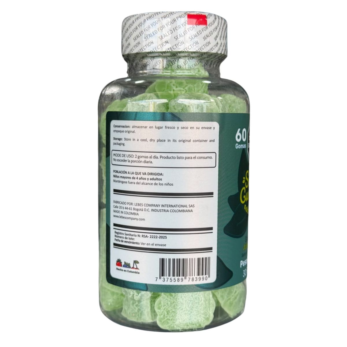 Ashwagandha 1200mg 60 Gomas Smart Gummies
