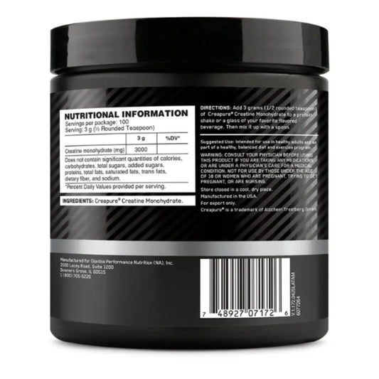 Platinum Creatina Monohidratada 300gr Creapure Optimum