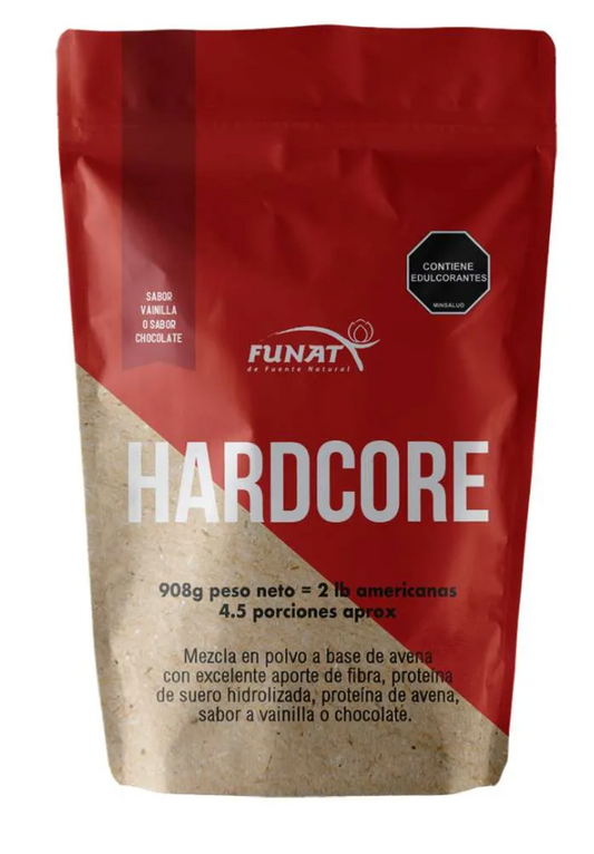 Whey Protein Hardcore vainilla 2 lb - Funat