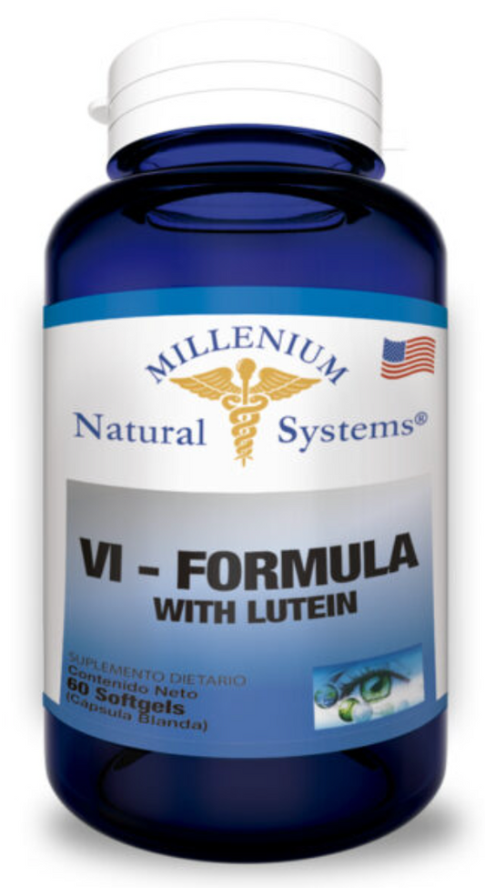 VI Formula With Lutein 60 Softgels Natural Systems
