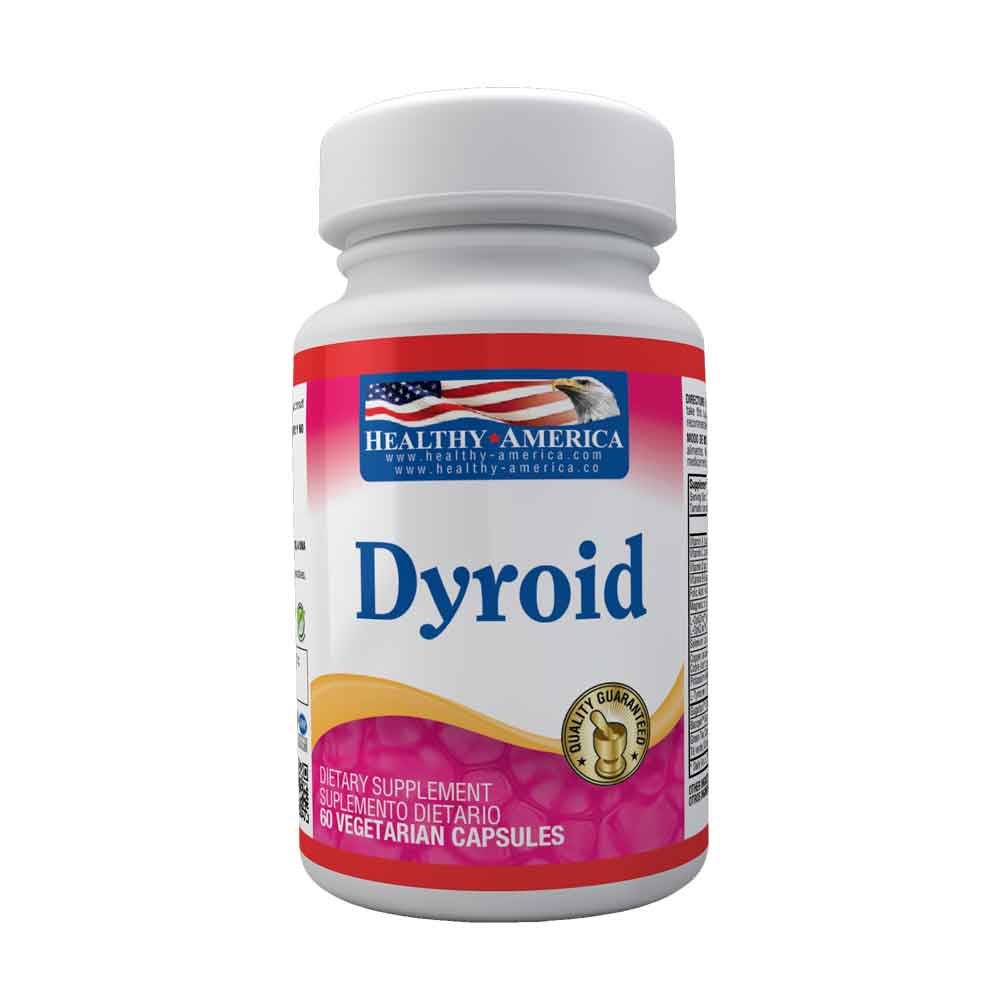 Dyroid 60 Cápsulas Vegetales - Healthy America
