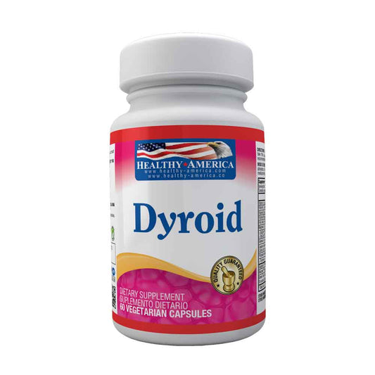 Dyroid 60 Cápsulas Vegetales - Healthy America