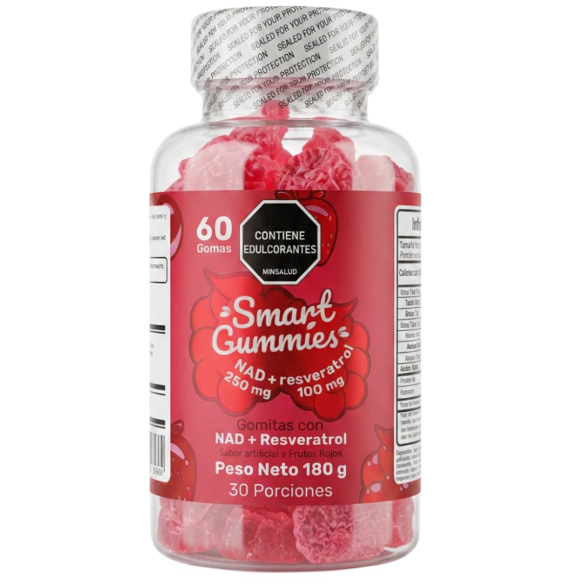 Nad + Resveratrol 60 Gomas Smart Gummies