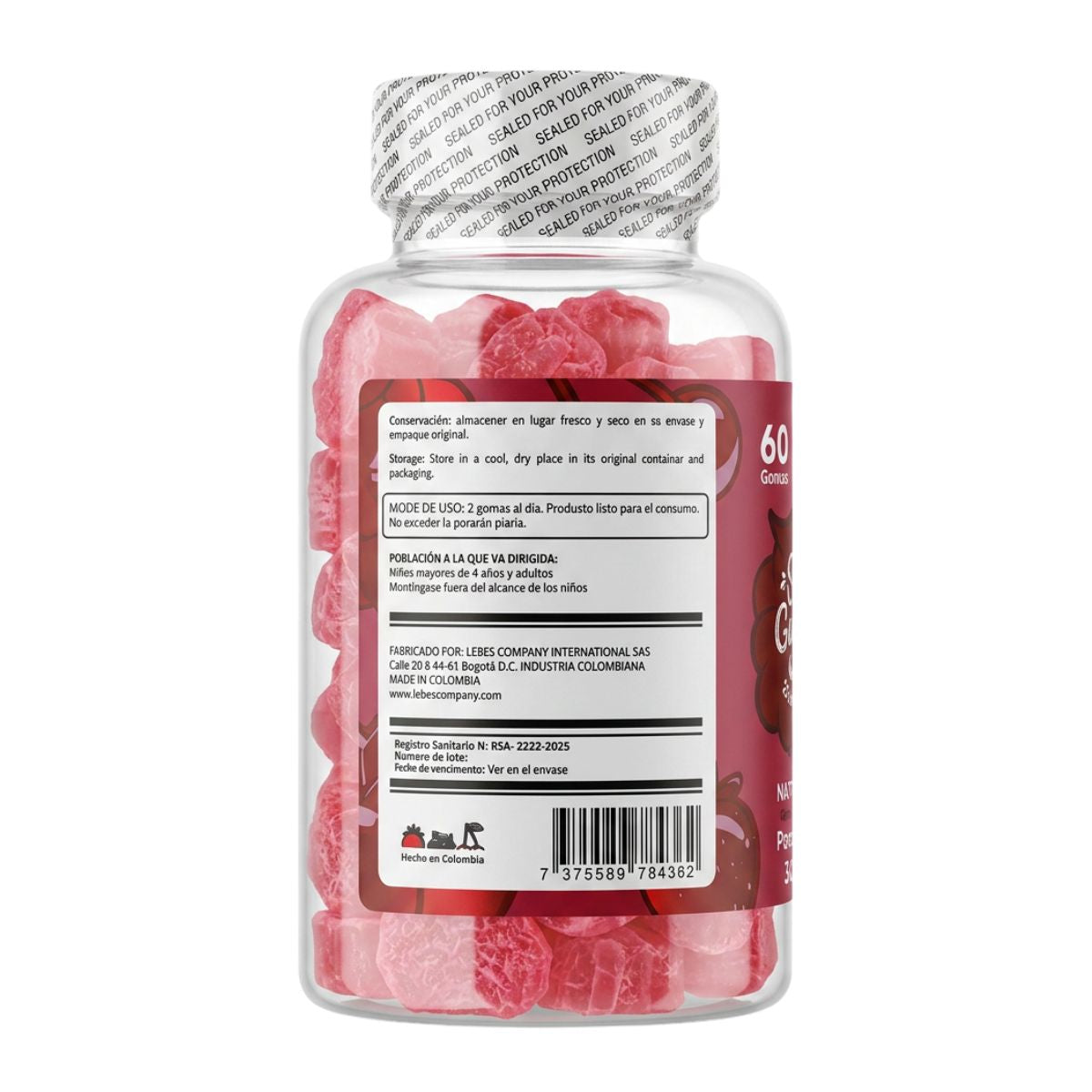 Nad + Resveratrol 60 Gomas Smart Gummies
