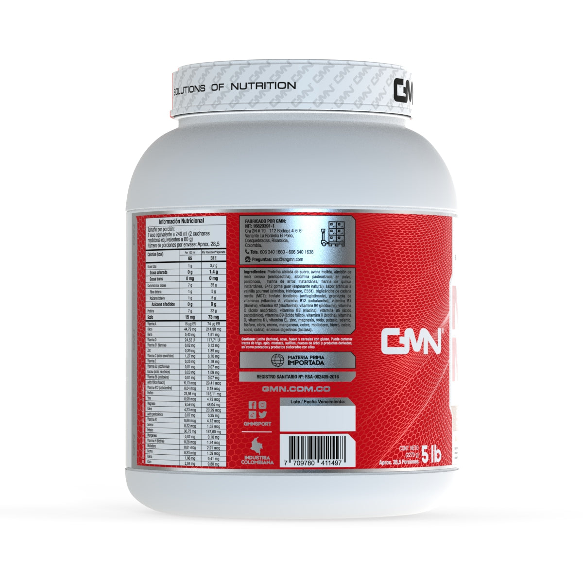 Nitro Mass Proteina 5 Libras Gmn