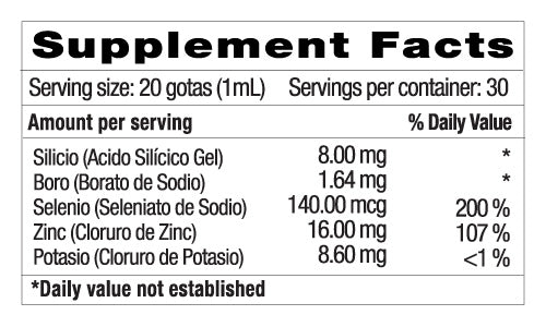 Silicio Silinat Plus x 30 ml - Natural Systems