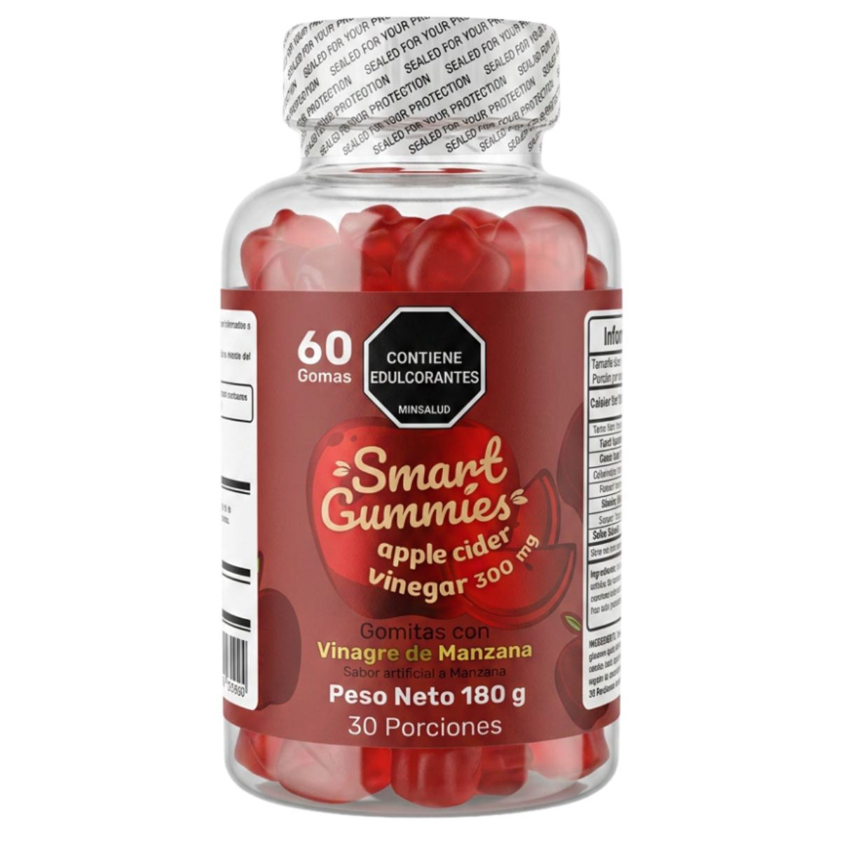 Vinagre de Manzana 60 Gomas Smart Gummies
