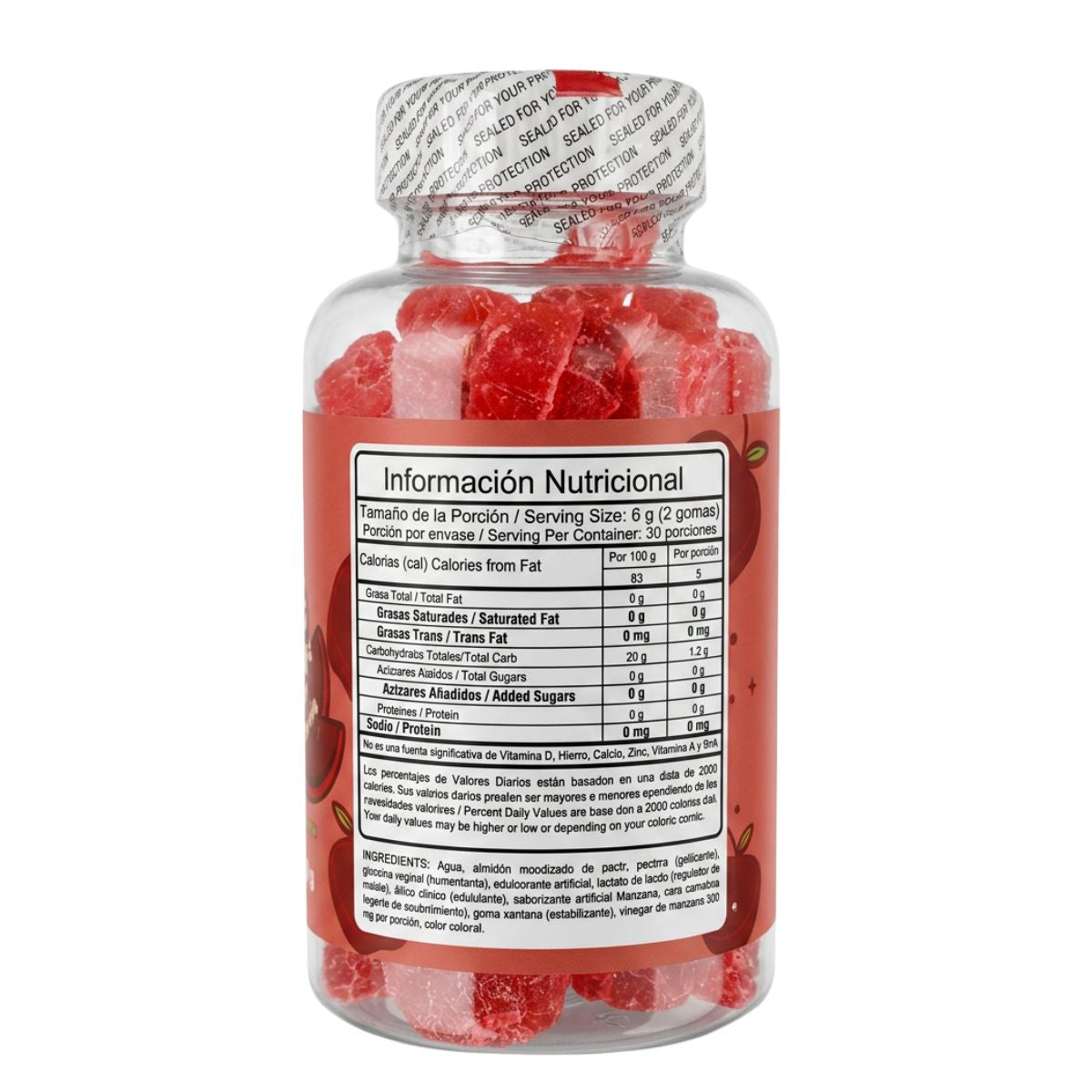 Vinagre de Manzana 60 Gomas Smart Gummies