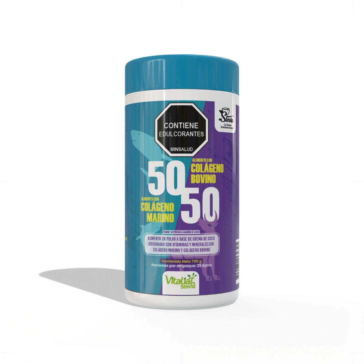 Colageno 50/50 Marino y Bovino 700gr - Vitaliah