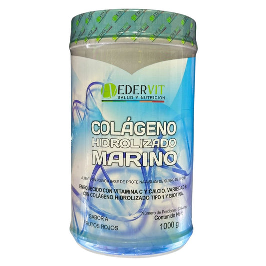 Colágeno Hidrolizado Marino 1000g - Edervit