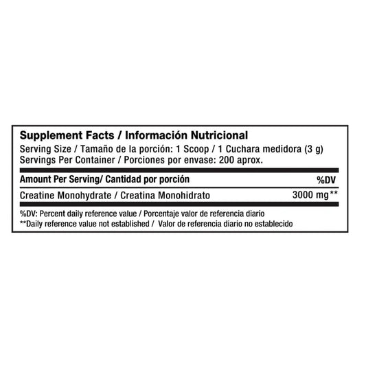 Creatine Time Creatina Monohidratada Micronizada 600gr Vitanas