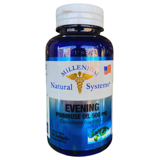 Evening Primrose Oil 500mg Aceite Onagra 100 Cáps