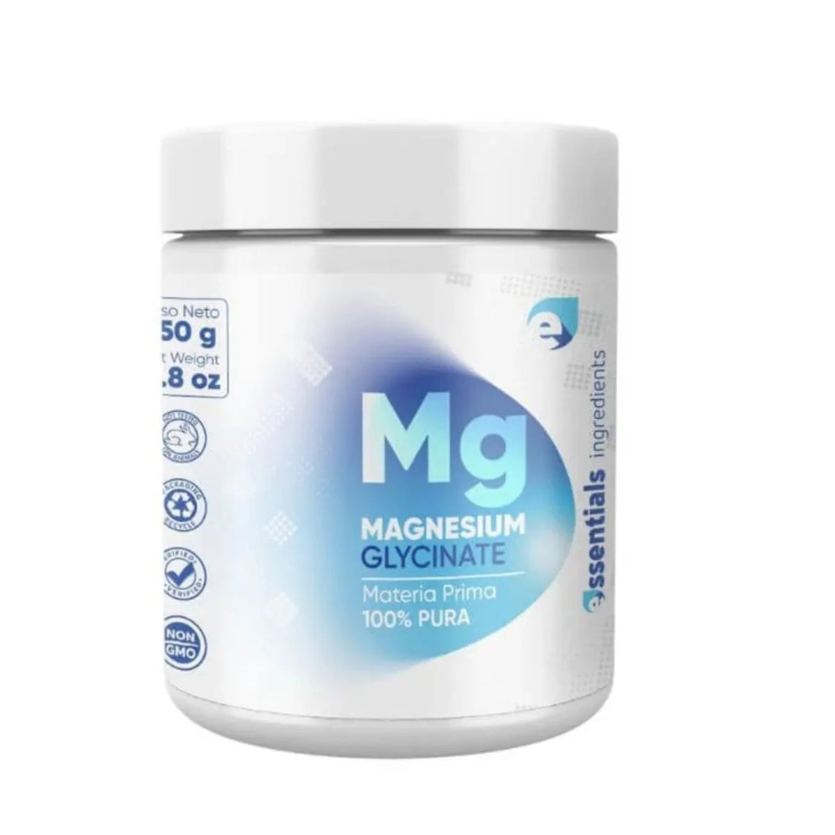 Glicinato de Magnesio polvo 250gr  Essentials