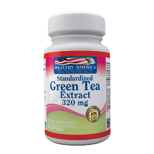 Green Tea 60 Softgels Te Verde - Healthy America