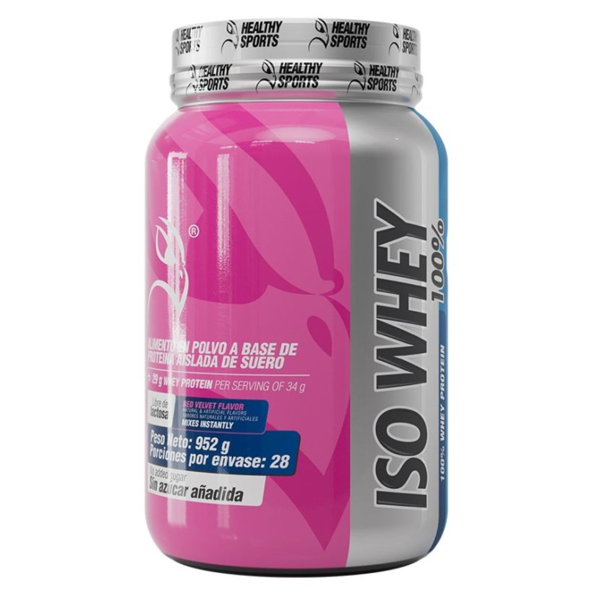 Iso Whey 100% Proteina Hidrolizada 2 lbs Red Velvet