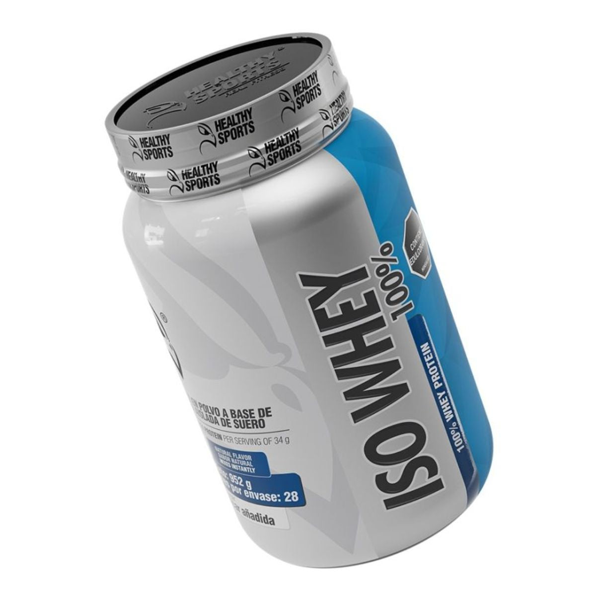 Iso Whey 100% Proteina Hidrolizada 2 lbs Sin Sabor