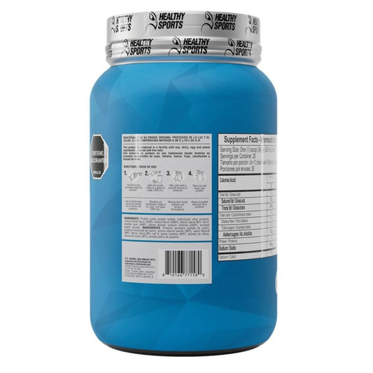 Iso Whey 100% Proteina Hidrolizada 2 lbs Sin Sabor