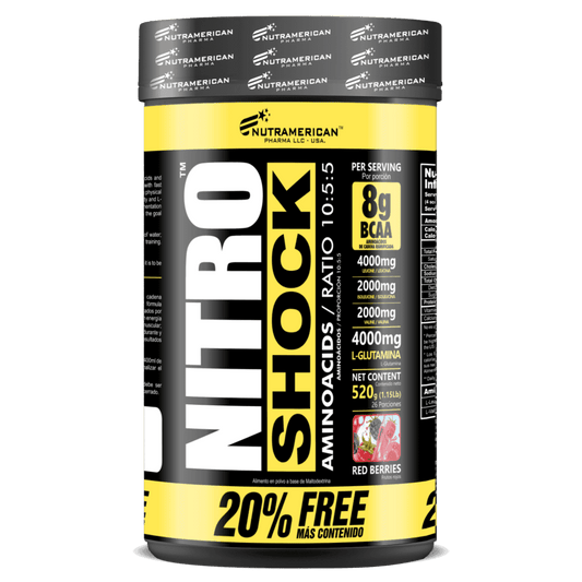 Nitro Shock Bcaa 1.15 lb - Nutramerican Pharma