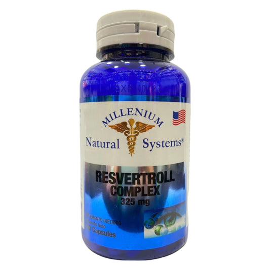 Resveratrol Complex 325mg 100 Cáps Natural Systems