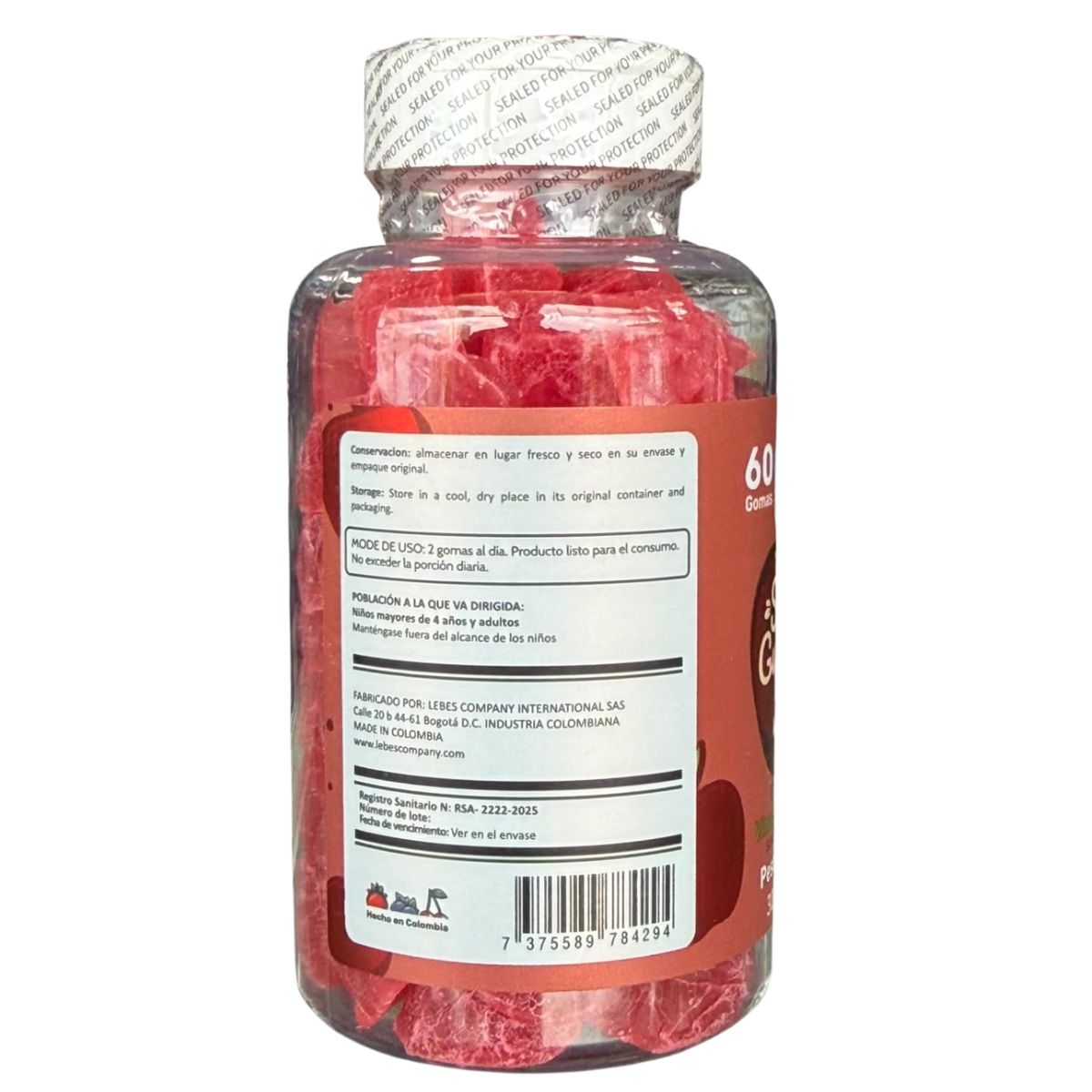 Vinagre de Manzana 60 Gomas Smart Gummies