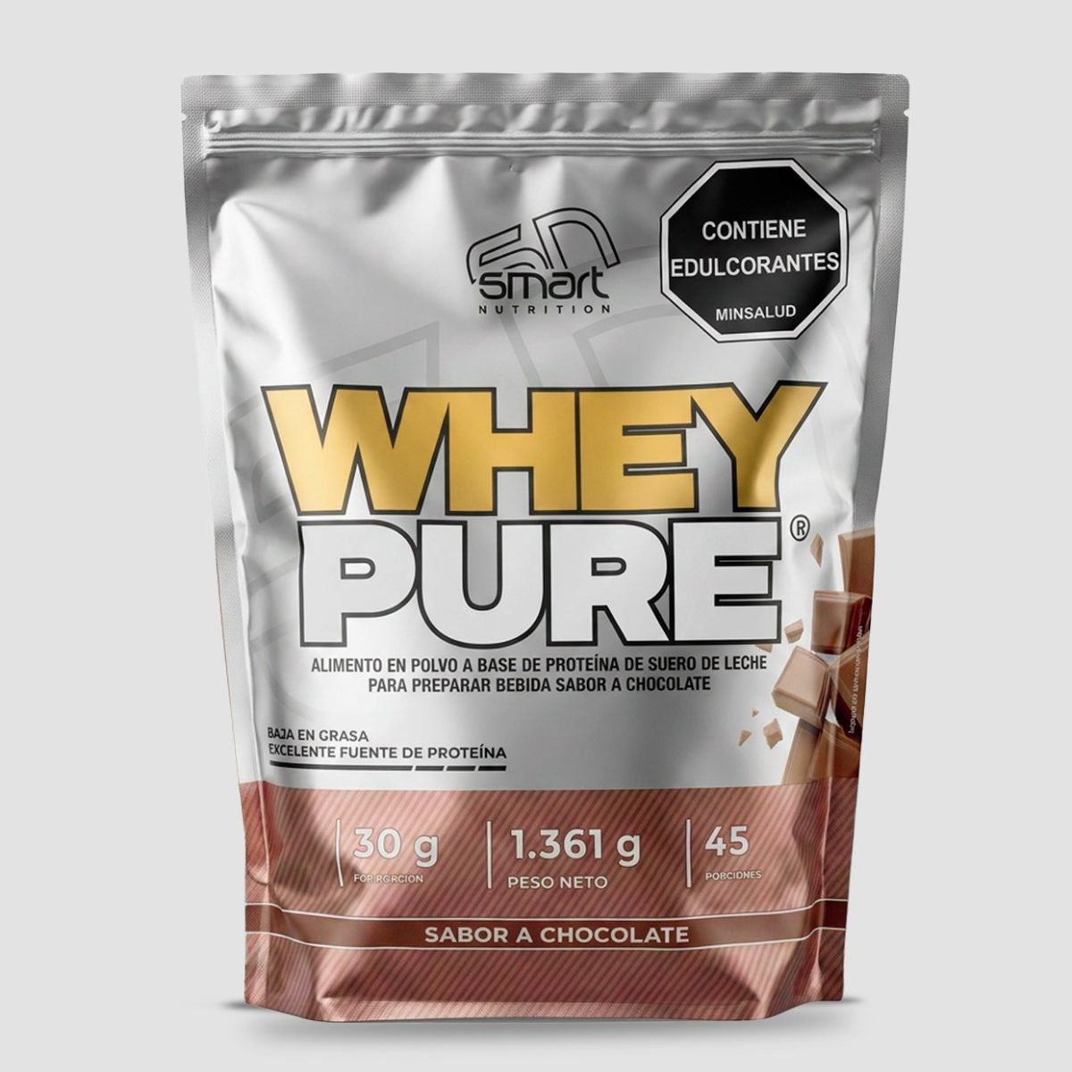 Whey Pure 3 Libras Proteina de Suero Smart Nutrition